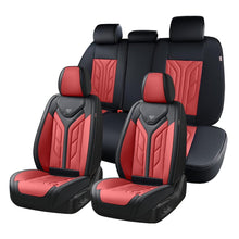Load image into Gallery viewer, Coverado 5 Seats Full Set Car Seat Covers Front and Back Faux Leather Seat Protectors Universal Fit