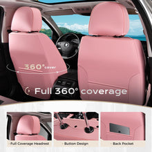 Load image into Gallery viewer, Coverado Seat Covers Premium Faux Leather Front and Back Seats Universal Fit Seat Protectors