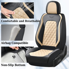 Load image into Gallery viewer, Coverado Seat Covers Premium Faux Leather Front and Back Seats Universal Fit Seat Protectors