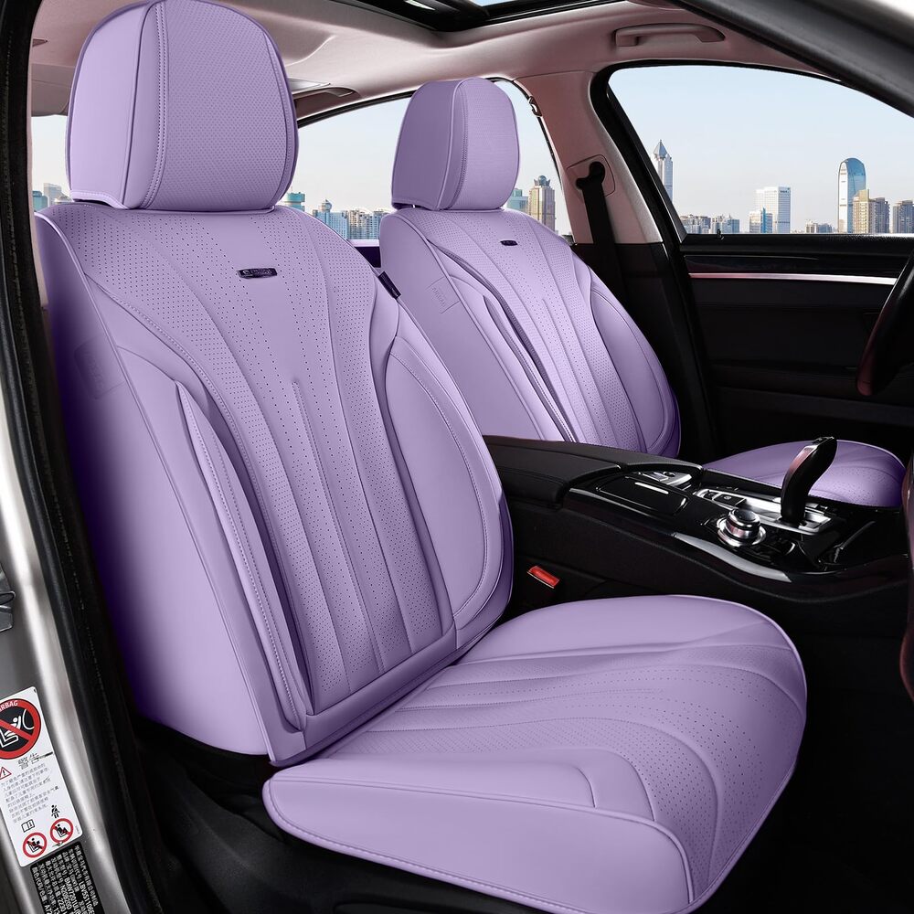 Front Set Seat Covers Coverado Car Seat Covers 2 Seats Quality Leather Universal Fit