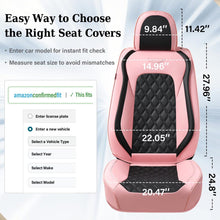 Load image into Gallery viewer, Coverado Seat Covers Premium Faux Leather Front and Back Seats Universal Fit Seat Protectors