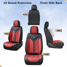 Load image into Gallery viewer, Coverado 5 Seats Full Set Car Seat Covers Front and Back Faux Leather Seat Protectors Universal Fit