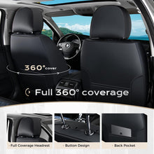 Load image into Gallery viewer, Coverado Seat Covers Full Set 5 Seats Premium Faux Leather Universal Fit Seat Protectors