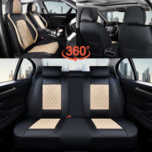 Load image into Gallery viewer, Coverado Seat Covers Premium Faux Leather Front and Back Seats Universal Fit Seat Protectors