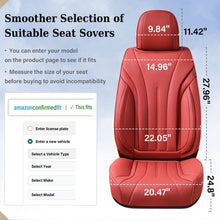 Load image into Gallery viewer, Coverado 5 Seats Full Set Car Seat Covers Front and Back Quality Leather Auto Seat Protectors Universal Fit