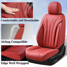 Load image into Gallery viewer, Coverado 5 Seats Full Set Car Seat Covers Front and Back Quality Leather Auto Seat Protectors Universal Fit