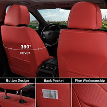 Load image into Gallery viewer, Coverado 5 Seats Full Set Car Seat Covers Front and Back Quality Leather Auto Seat Protectors Universal Fit