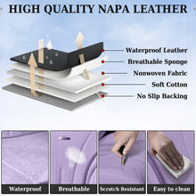 Load image into Gallery viewer, Coverado 5 Seats Full Set Car Seat Covers Front and Back Quality Leather Auto Seat Protectors Universal Fit