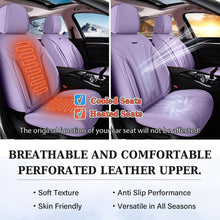 Load image into Gallery viewer, Coverado 5 Seats Full Set Car Seat Covers Front and Back Quality Leather Auto Seat Protectors Universal Fit