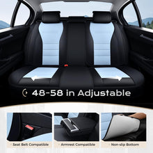 Load image into Gallery viewer, Coverado Front and Back Car Seat Covers Premium Leather Auto Seat Protectors Universal Fit Cars, SUV, Truck