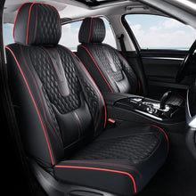 Load image into Gallery viewer, 2 Seats Coverado Front Driver Passenger Car Seat Covers Back Support Premium Leather Waterproof Auto Seat Protectors Universal Fit