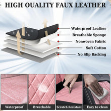 Load image into Gallery viewer, Coverado Front and Back Seat Covers Faux Leather Full Set Breathable Waterproof Seat Protectors Universal Fit