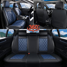 Load image into Gallery viewer, Coverado Front and Back Seat Covers Faux Leather Full Set Breathable Waterproof Seat Protectors Universal Fit