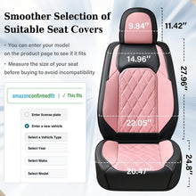Load image into Gallery viewer, Coverado Front and Back Seat Covers Faux Leather Full Set Breathable Waterproof Seat Protectors Universal Fit