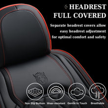 Load image into Gallery viewer, Coverado 5 Seats Front and Back Car Seat Covers Faux Leather Full Set Breathable Waterproof Auto Seat Protectors Universal Fit