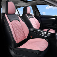 Load image into Gallery viewer, Coverado Front and Back Seat Covers Faux Leather Full Set Breathable Waterproof Seat Protectors Universal Fit