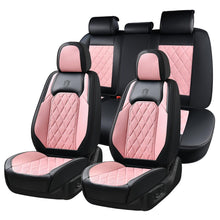 Load image into Gallery viewer, Coverado Front and Back Seat Covers Faux Leather Full Set Breathable Waterproof Seat Protectors Universal Fit