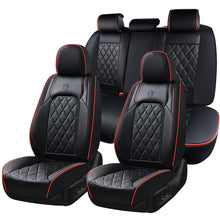 Load image into Gallery viewer, Coverado Front and Back Seat Covers Faux Leather Full Set Breathable Waterproof Seat Protectors Universal Fit