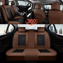 Load image into Gallery viewer, Coverado Seat Covers Premium Faux Leather Front and Back Seats Universal Fit Seat Protectors