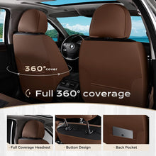 Load image into Gallery viewer, Coverado Seat Covers Premium Faux Leather Front and Back Seats Universal Fit Seat Protectors