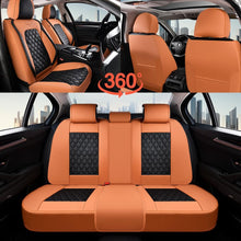 Load image into Gallery viewer, Coverado Seat Covers Premium Faux Leather Front and Back Seats Universal Fit Seat Protectors