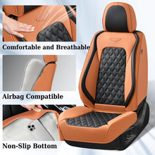 Load image into Gallery viewer, Coverado Seat Covers Premium Faux Leather Front and Back Seats Universal Fit Seat Protectors