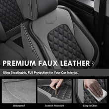 Load image into Gallery viewer, Coverado Seat Covers Premium Faux Leather Front and Back Seats Universal Fit Seat Protectors
