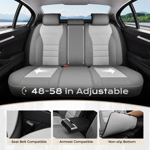 Load image into Gallery viewer, Coverado Front and Back Car Seat Covers Premium Leather Auto Seat Protectors Universal Fit Cars, SUV, Truck