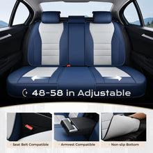 Load image into Gallery viewer, Coverado Front and Back Car Seat Covers Premium Leather Auto Seat Protectors Universal Fit Cars, SUV, Truck