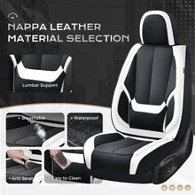 Load image into Gallery viewer, 5 Seats Coverado Car Seat Covers for Cars Front and Rear Full Set with Lumbar Support Premium Leather Waterproof Auto Seat ProtectorsUniversal Fit