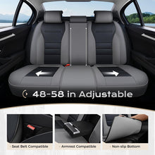 Load image into Gallery viewer, Coverado Front and Back Car Seat Covers Premium Leather Auto Seat Protectors Universal Fit Cars, SUV, Truck