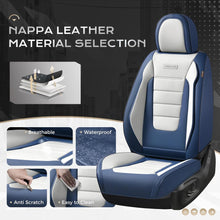 Load image into Gallery viewer, Coverado Front and Back Car Seat Covers Premium Leather Auto Seat Protectors Universal Fit Cars, SUV, Truck