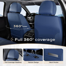 Load image into Gallery viewer, Coverado Front and Back Car Seat Covers Premium Leather Auto Seat Protectors Universal Fit Cars, SUV, Truck