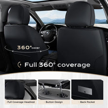 Load image into Gallery viewer, 5 Seats Coverado Car Seat Covers Full Set Premium Leather Front Rear Auto Seat Protectors Universal Fit
