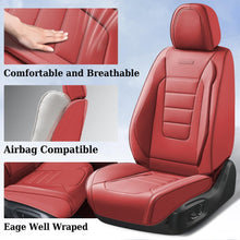 Load image into Gallery viewer, Coverado Front and Back Car Seat Covers Premium Leather Auto Seat Protectors Universal Fit Cars, SUV, Truck
