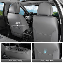 Load image into Gallery viewer, Coverado Premium Leatherette Car Seat Covers Front Seat 2 Seat and Full Set 5 Seat Protectors for SUVs Trucks Cars