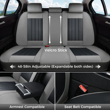 Load image into Gallery viewer, Coverado Premium Leatherette Car Seat Covers Front Seat 2 Seat and Full Set 5 Seat Protectors for SUVs Trucks Cars