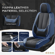 Load image into Gallery viewer, 5 Seats Coverado Car Seat Covers for Cars Front and Rear Full Set with Lumbar Support Premium Leather Waterproof Auto Seat ProtectorsUniversal Fit