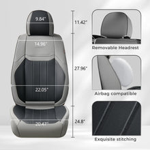 Load image into Gallery viewer, Coverado Premium Leatherette Car Seat Covers Front Seat 2 Seat and Full Set 5 Seat Protectors for SUVs Trucks Cars