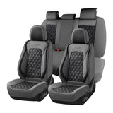 Coverado Seat Covers Premium Faux Leather Front and Back Seats Universal Fit Seat Protectors