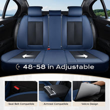 Load image into Gallery viewer, 5 Seats Coverado Car Seat Covers for Cars Front and Rear Full Set with Lumbar Support Premium Leather Waterproof Auto Seat ProtectorsUniversal Fit