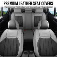 Load image into Gallery viewer, Coverado Premium Leatherette Car Seat Covers Front Seat 2 Seat and Full Set 5 Seat Protectors for SUVs Trucks Cars
