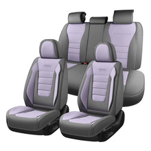 Load image into Gallery viewer, Coverado Front and Back Car Seat Covers Premium Leather Auto Seat Protectors Universal Fit Cars, SUV, Truck