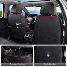 Load image into Gallery viewer, Coverado Premium Leatherette Car Seat Covers Front Seat 2 Seat and Full Set 5 Seat Protectors for SUVs Trucks Cars