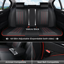 Load image into Gallery viewer, Coverado Premium Leatherette Car Seat Covers Front Seat 2 Seat and Full Set 5 Seat Protectors for SUVs Trucks Cars
