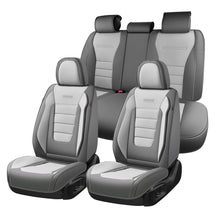 Load image into Gallery viewer, Coverado Front and Back Car Seat Covers Premium Leather Auto Seat Protectors Universal Fit Cars, SUV, Truck