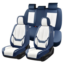 Load image into Gallery viewer, 5 Seats Coverado Car Seat Covers for Cars Front and Rear Full Set with Lumbar Support Premium Leather Waterproof Auto Seat ProtectorsUniversal Fit