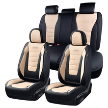 Load image into Gallery viewer, Coverado Front and Back Car Seat Covers Premium Leather Auto Seat Protectors Universal Fit Cars, SUV, Truck