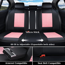 Load image into Gallery viewer, 5 Seats Coverado Car Leather Seat Covers Fashion Front and Rear Leatherette Full Set Water Resistant Universal Fit