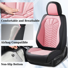 Load image into Gallery viewer, 5 Seats Coverado Car Leather Seat Covers Fashion Front and Rear Leatherette Full Set Water Resistant Universal Fit